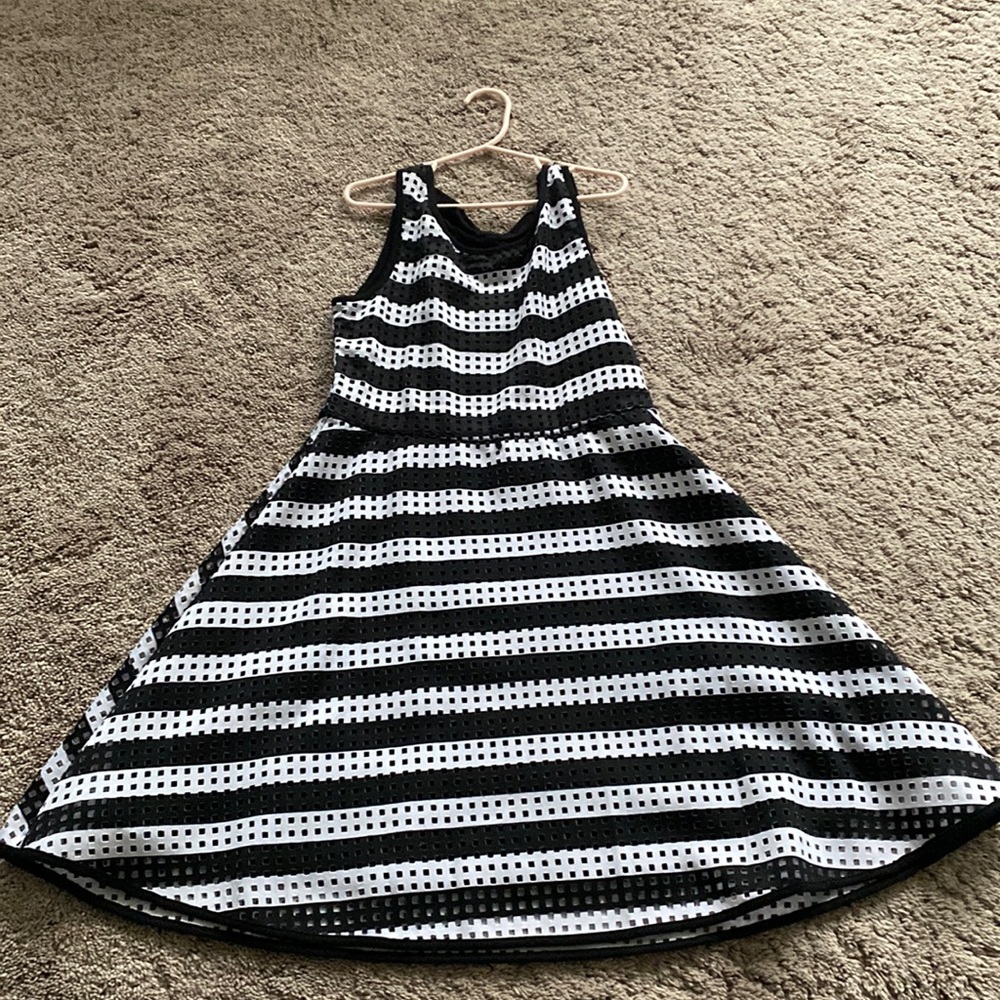 Black and white emily west Childs size 12 dress